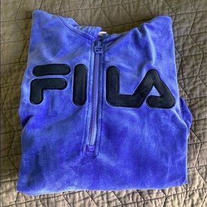 Velvet Fila Hoodie